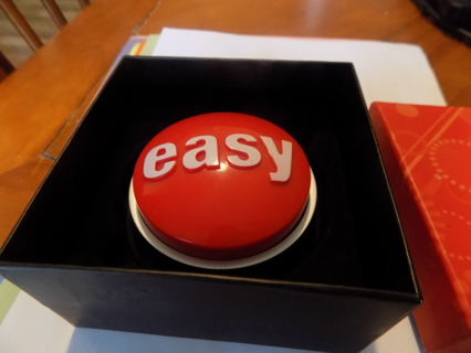 Staples Talking Easy Button battery operated NIB