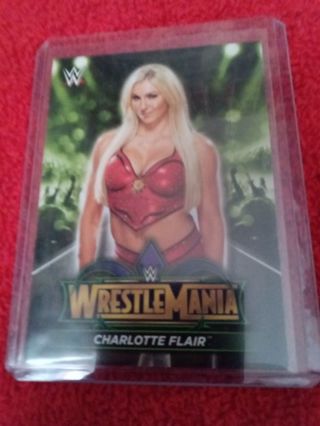 WWE Charlotte flair card from 2018