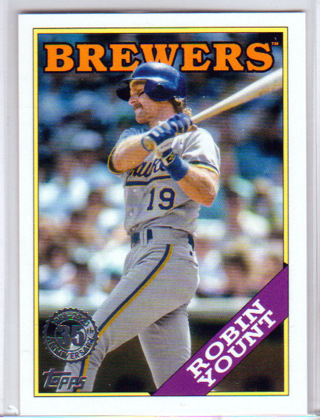 Robin Yount, 2023 Topps 88 Retro Baseball Card #T88-78, Milwaukee Brewers, (L5