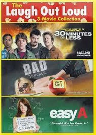 "30 Minutes or Less, Bad Teacher & Easy A (Triple Feature)" SD "Vudu or Movies Anywhere" 