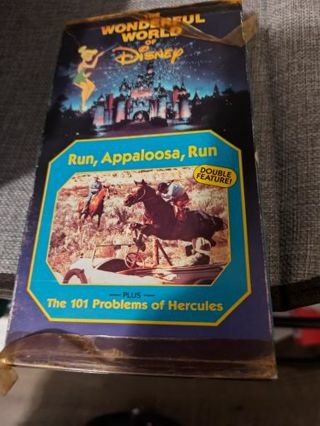 Disney's vhs tape Run Appaloosa Run