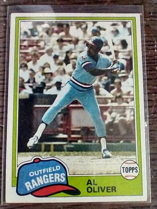 1981 Topps Al Oliver Texas Rangers #70