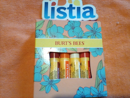 * Burts Bees 4-pack Lip Balm! *