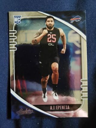 2020 Panini Absolute Rookie A.J. Epenesa