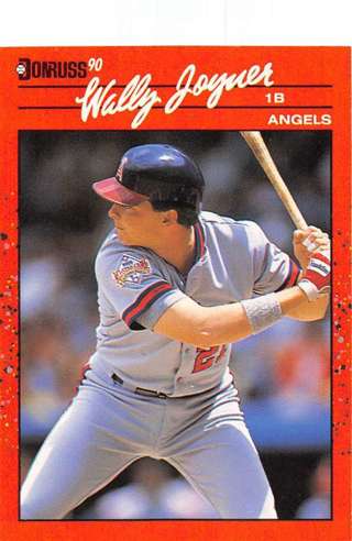 Wally Joyner 1990 Donruss California Angels