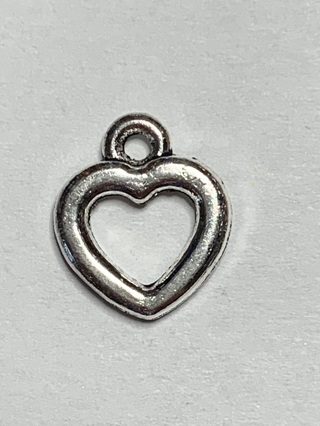 SILVER HEART CHARMS~#21~FREE SHIPPING!