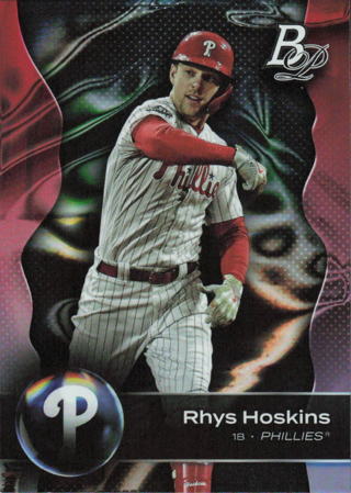 2023 Bowman Platinum RHys Hoskins 2 Phillies Baseball Card