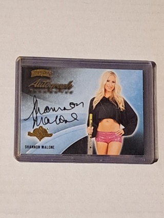 2014 Benchwarmers Shannon Malone Hockey Autograph 