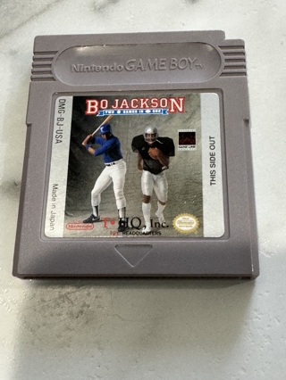  Vintage Nintendo Gameboy Bo Jackson Game