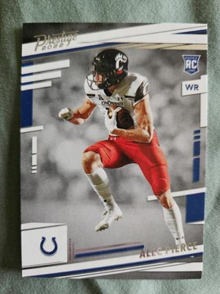 2022 Panini Prestige Rookie Alec Pierce