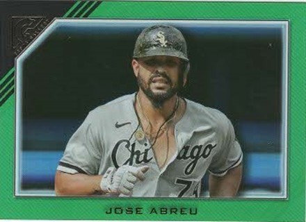 2022 Gallery Jose Abreu Houston Astros Green Parallel S/N 064/125 Card #8!