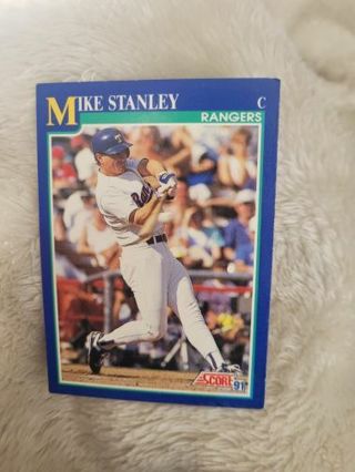 MIKE STANLEY RANGERS SPORTS CARD PLUS 2 MYSTERY CARDS