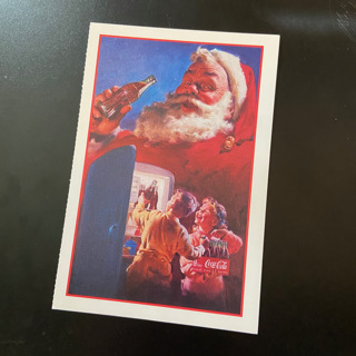Vintage Coca-Cola (Coke) Season's Greetings (1991) Post Card - Unused