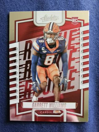 2023 Panini Absolute Rookie Garrett Williams