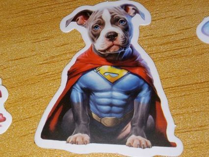 Dog Cute nice 1⃣ vinyl sticker no refunds regular mail only Very nice quality!