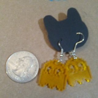 PAC-MAN Earrings Clyde Read description before bidding