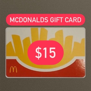 $15 McDonalds Gift Card