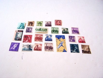 Egypt Postage Stamps used set of 22