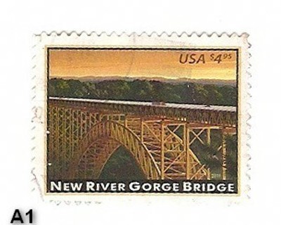 Scott# 4511: New River Gorge Bridge A1