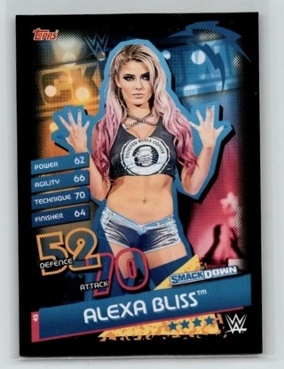 2020 WWE Slam Attax ALEXA BLISS card #45 