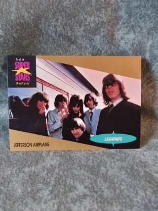 Pro Set Super Star Music Trading Card Jefferson Airplane