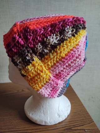 Hand Crocheted Slouch Hat 