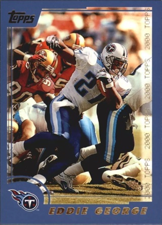 2000 Topps Football Card #160 Eddie George