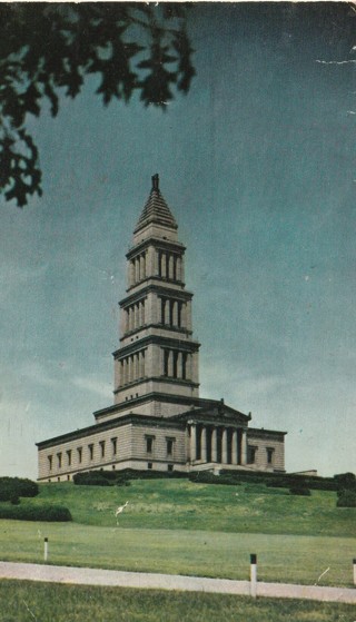 Vintage Used Postcard: d: 1966 George Washington National Masonic Memorial, Alexandria, VA