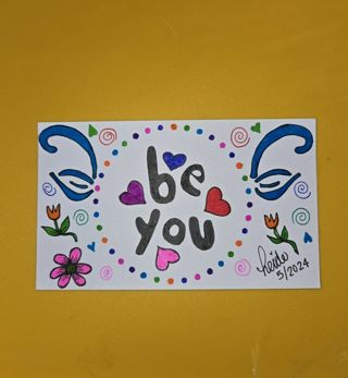 Art Card | ☆ be you ☆ | 3" x 5"
