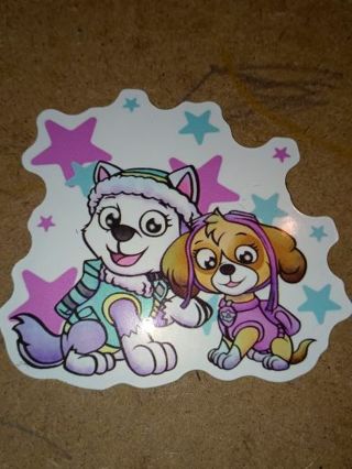 Paw patrol Cute new vinyl lap top sticker no refunds regular mail very nice quality