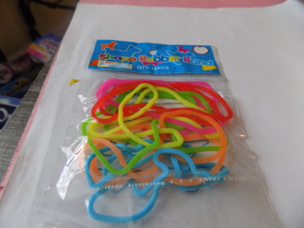 NIP Assorted color and shapes rubber bands # 1