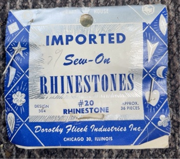 Imported Sew-On Rhinestones #20