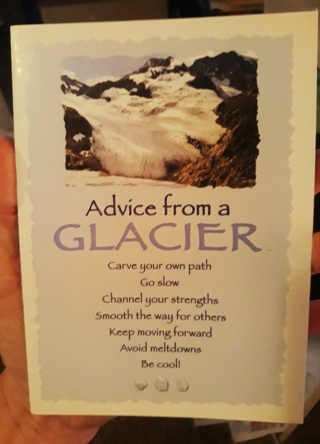 Advice From a Glacier Card with Envelope