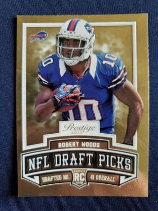 2013 Panini Prestige NFL Draft Picks Gold Robert Woods