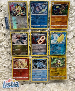 Set of 9 Pokémon Cards from 2015-2021