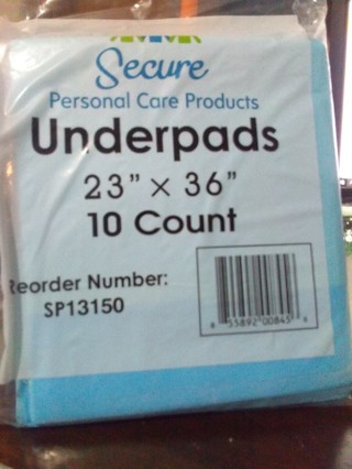  Disposable Waterproof Incontinence Pads 10 PK