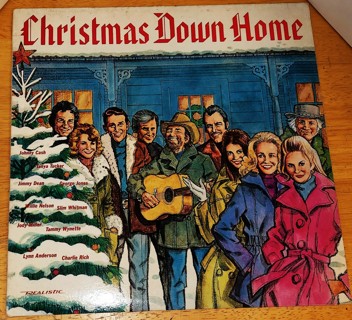 1981 CHRISTMAS DOWN HOME - 8 country singers - LP #P15849 by CSP Records