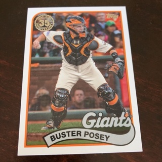 2024 Topps Series 1 - 1989 Topps Baseball #89B-91 Buster Posey