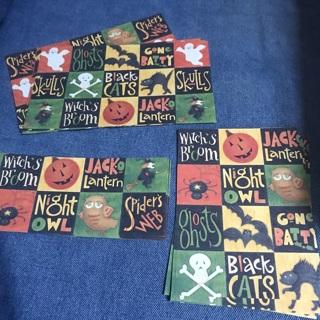 Scrapbook Paper Crafts 15 Halloween Mix Card Making Supplies, Free Mail 