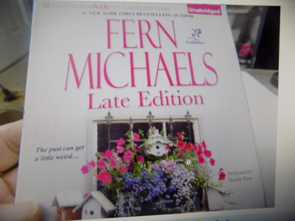 Audio Book Late Edition Fern Michaels unabridged like new condtion