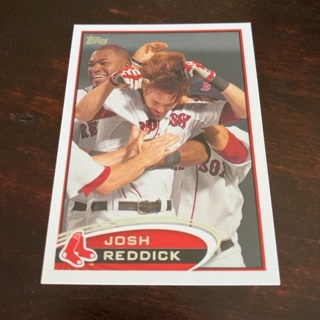 2012 Topps - [Base] #158.1 Josh Reddick (With Teammates/David Ortiz - Red Sox)