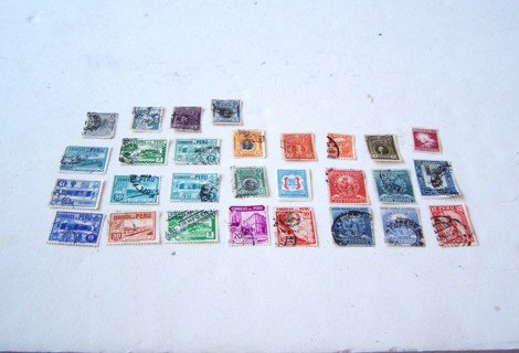 Peru Postage Stamps Used/Cancelled Set of 28