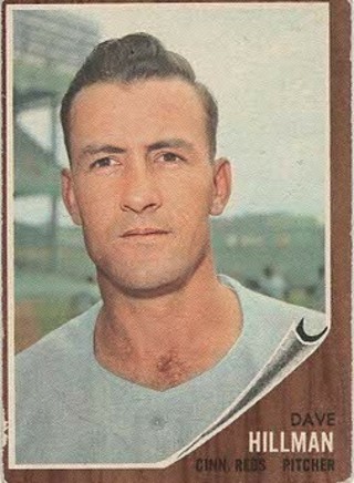 1962 Topps Vintage Dave Hillman Cincinnati Reds #282!