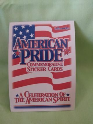 American Pride Sticker Card Trading Card # 1