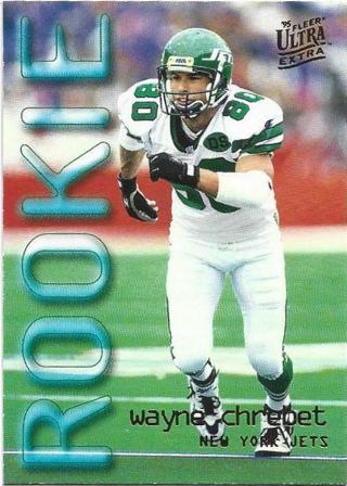 1995 FLEER ULTRA WAYNE CHREBET ROOKIE CARD