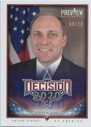 2020 Decision 2020 Preview Stamped #379 Steve Scalise 8/10