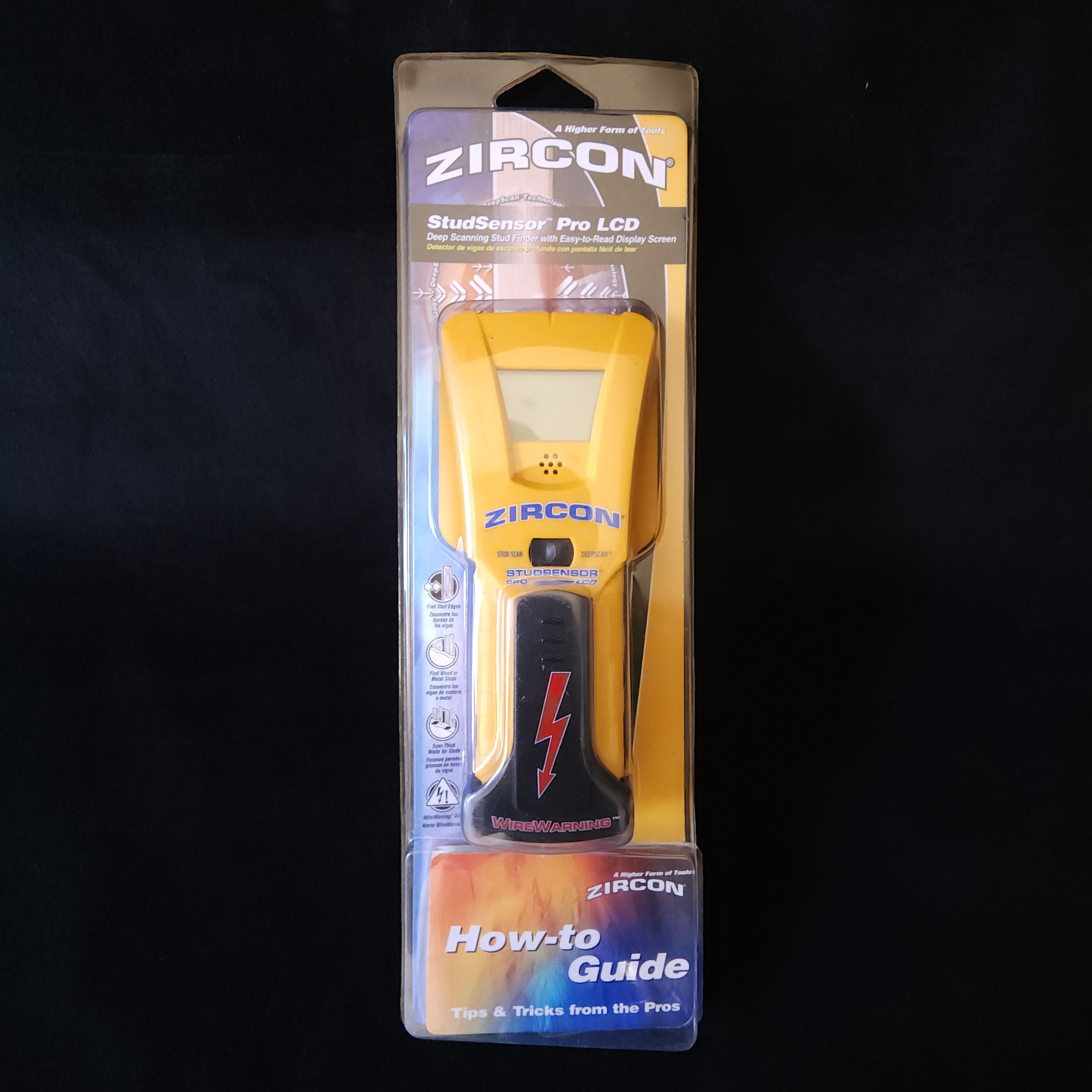 FREE: Zircon Studsensor Pro SL-AC Deep Scanning Stud Finder W/ Wire Warning Detection