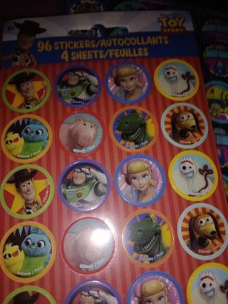 One sheet stickers