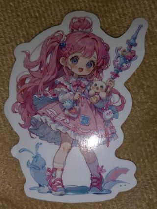 Girl new one nice vinyl lab top sticker no refunds regular mail high quality!