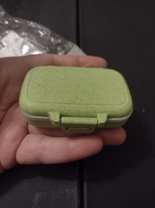 Small Green Pill Box
